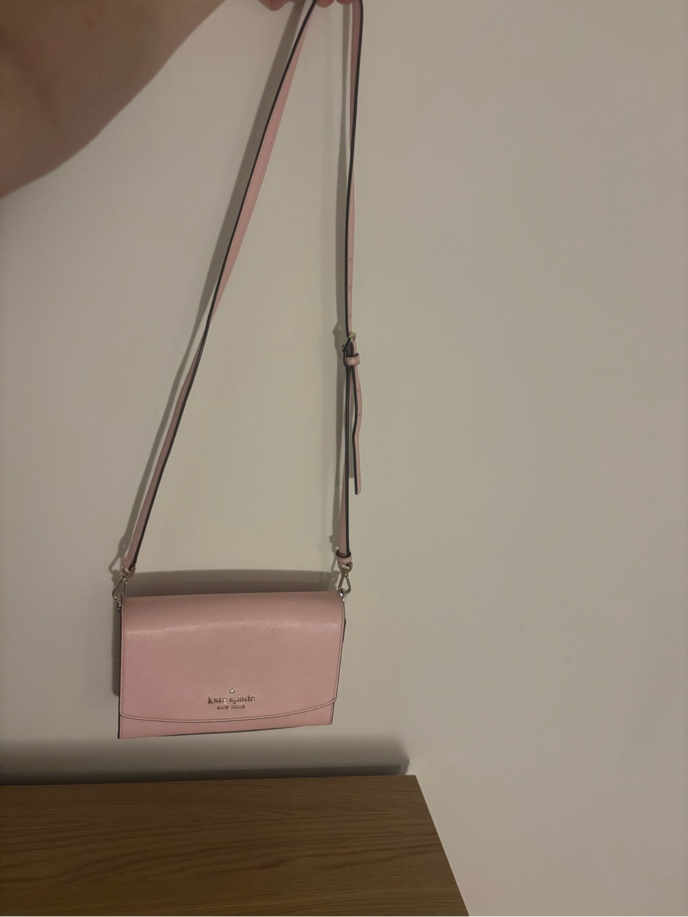 kate spade Blush Pink Leather Chain Shoulder Bag - Picture 3 of 4